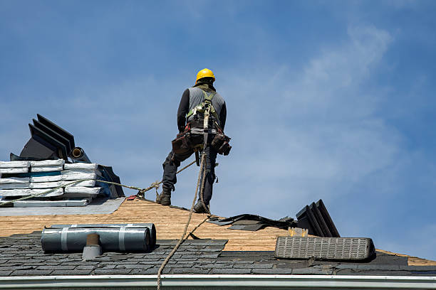Professional Roofing technician working in Wake, VA